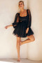 Saint Malo Mini Dress - Black | Sage and Paige AUS.
