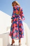 Shooting Stars Maxi Dress - Purple Multi | Sage and Paige AUS.