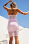 Megan Midi Dress - Pink | Sage and Paige AUS.