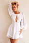 Tara Mini Dress - White | Sage and Paige AUS.