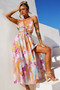 Dreamy Good Midi Dress - Purple Multi | Sage and Paige AUS.