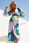 Joaquin Midi Dress - Pink Multi | Sage and Paige AUS.
