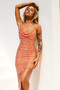 Make This Mine Midi Dress - Orange | Sage and Paige AUS.