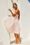 Got Glam Midi Dress - Blush | Sage and Paige AUS.