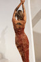 Lindsey Midi Dress - Copper | Sage and Paige AUS.