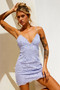 Lucia Lace Mini Dress - Steel Blue | Sage and Paige AUS.