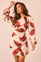 Byzance Mini Dress - Wine