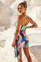 In The Tropics Mini Dress - Green Multi | Sage and Paige AUS.
