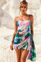In The Tropics Mini Dress - Green Multi | Sage and Paige AUS.