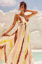 Plans For Summer Maxi Dress - Tan Multi | Sage and Paige AUS.
