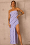Gold Rush Maxi Dress - Cornflower