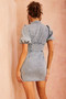 Suddenly Fine Denim Mini Dress - Washed Blue | Sage and Paige AUS.