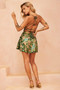 Champagne Eyes Mini Dress - Green | Sage and Paige AUS.