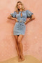 Another Love Denim Mini Dress - Washed Blue | Sage and Paige AUS.