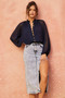 Osiris Blouse - Navy | Sage and Paige AUS.