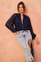 Osiris Blouse - Navy | Sage and Paige AUS.