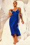 Night In August Midi Dress - Royal Blue | Sage and Paige AUS.