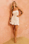 Botanica Bias Mini Dress - White | Sage and Paige AUS.