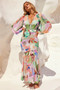 Fine Sweet Maxi Dress - Mint Multi | Sage and Paige AUS.