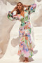 Fine Sweet Maxi Dress - Mint Multi | Sage and Paige AUS.