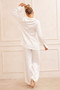 Brooklin Satin Pants - White | Sage and Paige AUS.