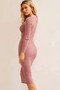 Moon Phase Midi Dress - Mocha | Sage and Paige AUS.