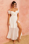 Perfect Storm Maxi Dress - White | Sage and Paige AUS.