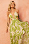 Forest Favors Maxi Dress - Green | Sage and Paige AUS.