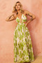 Forest Favors Maxi Dress - Green | Sage and Paige AUS.