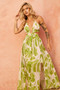 Forest Favors Maxi Dress - Green | Sage and Paige AUS.