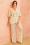 Heat Wave Crochet Pants - Beige | Sage and Paige AUS.