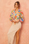 Hot Shot Blouse - Orange Multi | Sage and Paige AUS.