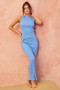 Coffee Chat Skirt - Blue | Sage and Paige AUS.
