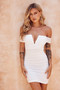 Chelsea Mini Dress - White | Sage and Paige AUS.