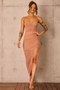 Last Dance Midi Dress - Mocha