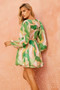 Paradiso Mini Dress - Green | Sage and Paige AUS.