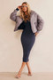 Higher Love Oversize Puff Jacket - Grey | Sage and Paige AUS.