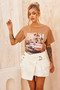 One To Want Mini Skirt - White | Sage and Paige AUS.