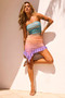 Tia Side Mini Dress - Blue | Sage and Paige AUS.