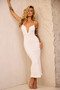 Sweet Talk Midi Dress - White | Sage and Paige AUS.