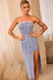Marty Denim Midi Dress - Washed Blue | Sage and Paige AUS.