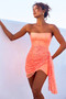 Art Of Love Mini Dress - Neon Orange | Sage and Paige AUS.