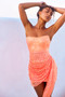 Art Of Love Mini Dress - Neon Orange | Sage and Paige AUS.