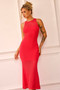 Butterfly Effect Knit Midi Dress - Red | Sage and Paige AUS.