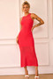 Butterfly Effect Knit Midi Dress - Red | Sage and Paige AUS.