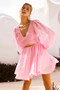 First Date Mini Dress - Pink | Sage and Paige AUS.