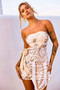 Easy Shine Mini Dress - White Gold | Sage and Paige AUS.