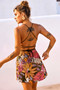 Golden Market Mini Dress - Multi | Sage and Paige AUS.