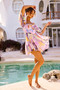Look My Way Mini Dress - Purple Multi | Sage and Paige AUS.