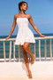 Bali Seashell Mini Dress - White | Sage and Paige AUS.